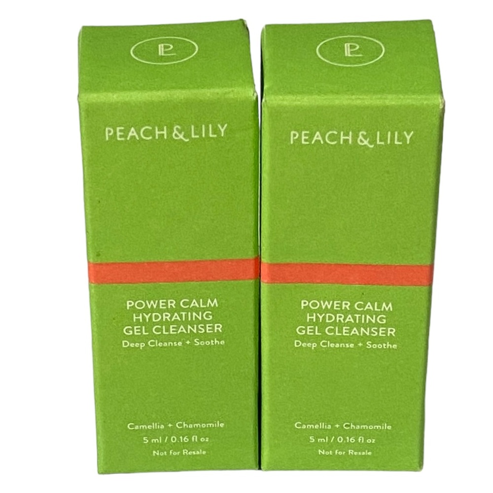2 Peach & Lily Power Calm Hydrating Cleansers